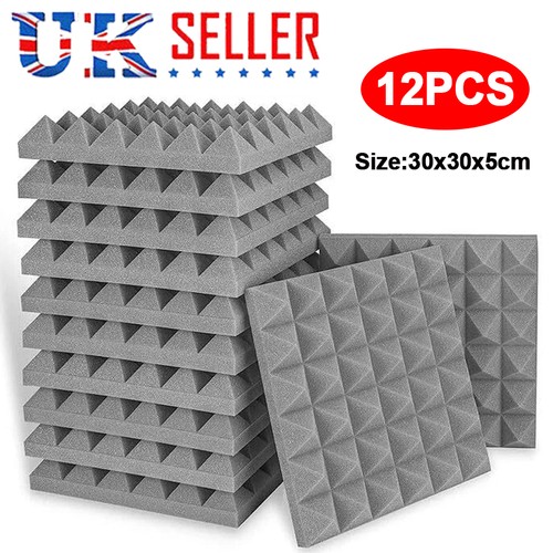 12pcs acoustic foam panel wall - 12pcs,