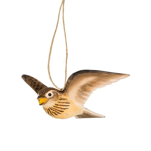 Wildlife garden carved wood - wildlife,