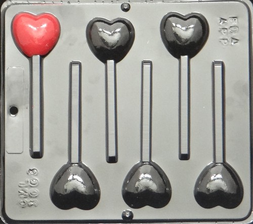 Heart lollipop chocolate candy - heart,