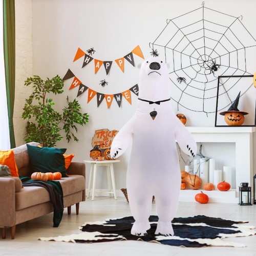 Inflatable polar bear costume - inflatable,