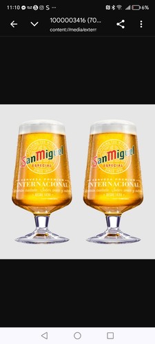 San miguel pint - pint, glass