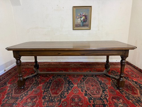 Large oak refectory table - large,