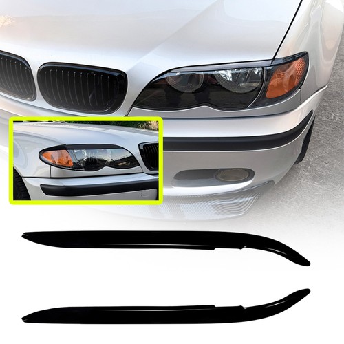 Gloss black front headlight - front,