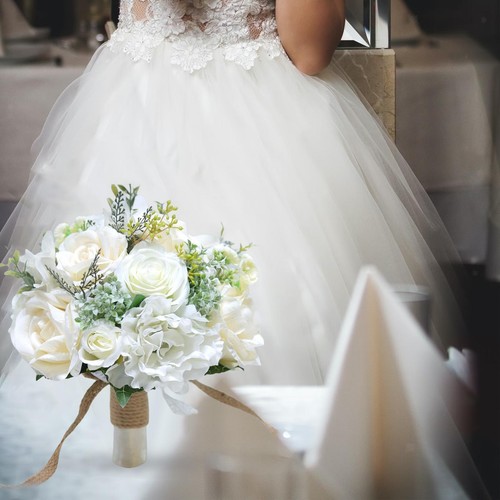 Handmade rose flowers wedding - handmade,