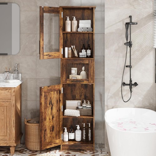 Tall farmhouse storage - farmhouse, cabinet