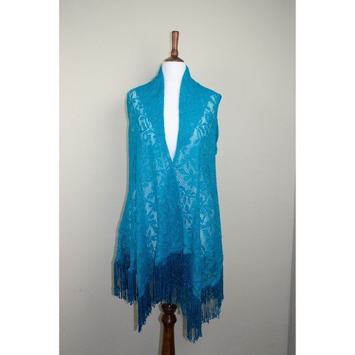 Turquoise cover kimono - cover,