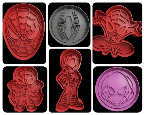 Spiderman cookie cutters - , +