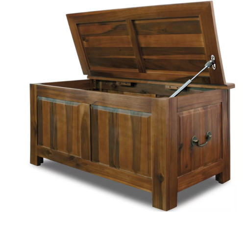 Wooden storage chest - wooden, trunk