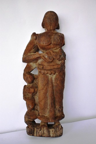 Antique marapachi bommai - antique, 9"