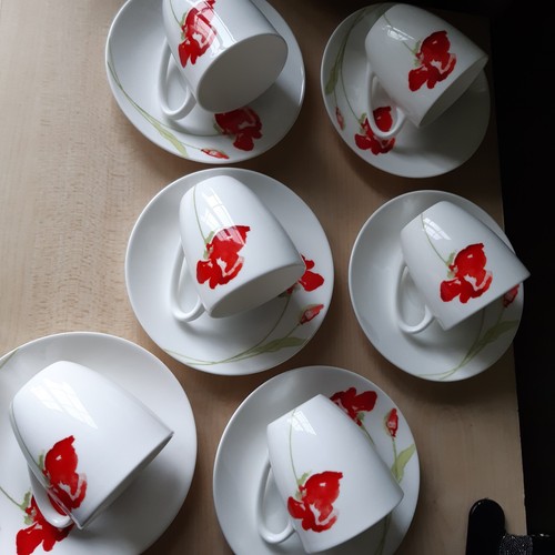Vintage aynsley meadow poppy - vintage,