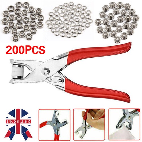 200pc 5mm prong snap poppers - snap,