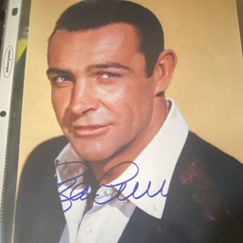 Sean connery celebrity signed - sean,