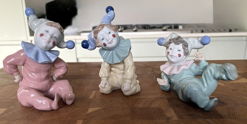 Nao jester figurines set 3 - nao, figurines.