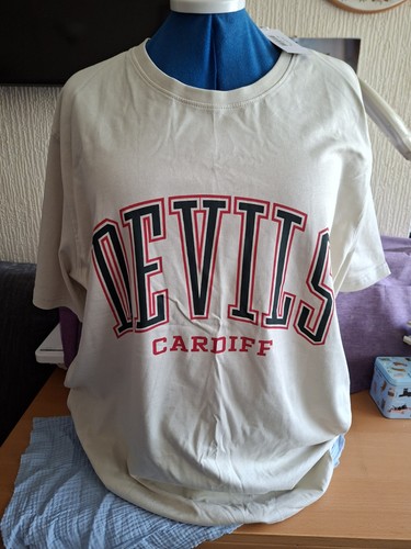Cardiff devils retro shirt - devils, t-shirt