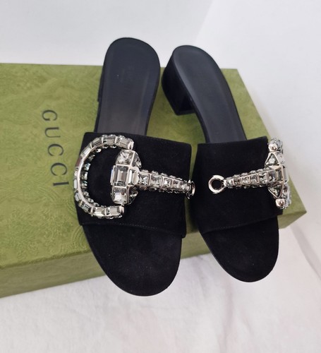 Gucci black suede - gucci,