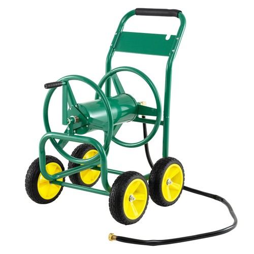 Wheel garden hose reel - reel, cart