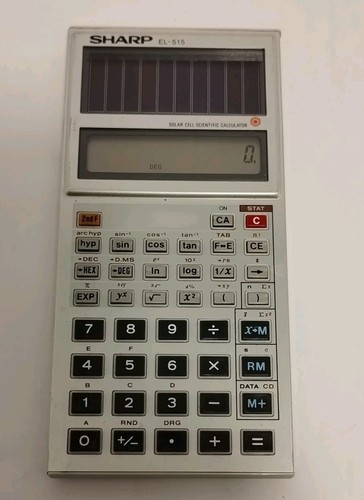 Sharp 515 solar cell - sharp,
