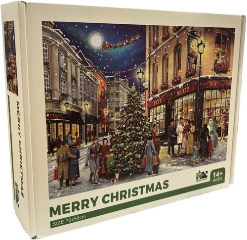 1000 piece jigsaw puzzle - jigsaw, merry