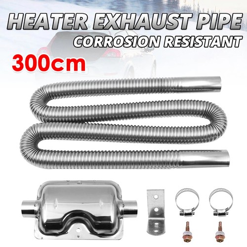 300cm stainless steel exhaust - stainless,