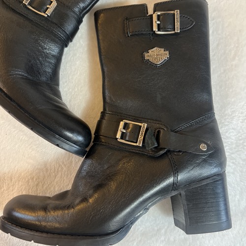 Harley davidson black leather - black,