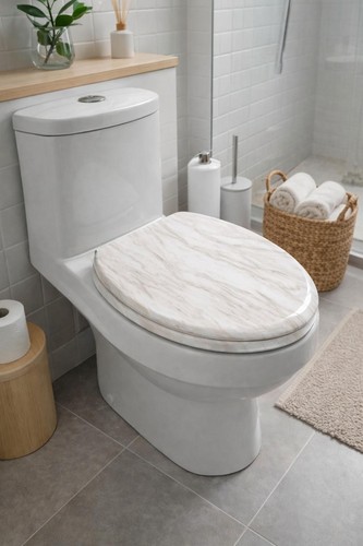 Wooden toilet seat mdf - wooden,
