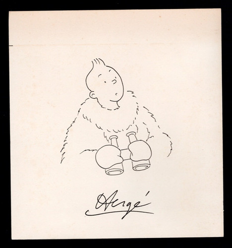 Tintin herge original - tintin,