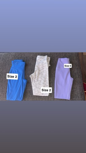 Pairs lululemon leggings - 2,