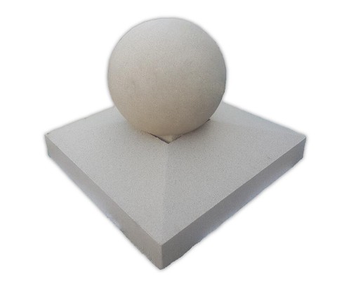Cast stone apex - stone, w/