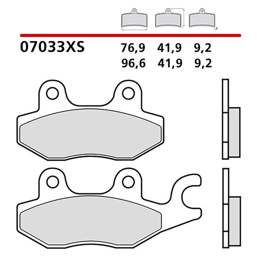 Brembo rear brake pads - brembo,