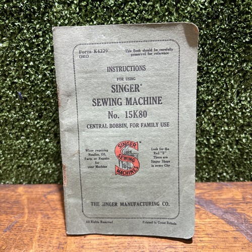 Vintage singer sewing machine - singer,
