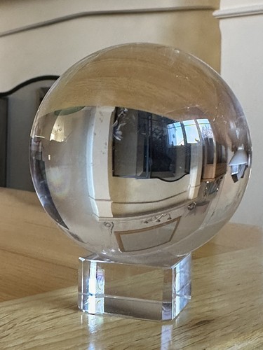 Clear crystal ball glass - ball,