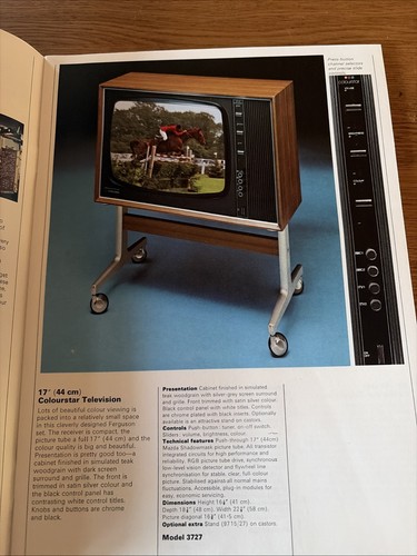 Ferguson catalogue 1970s - catalogue, tv