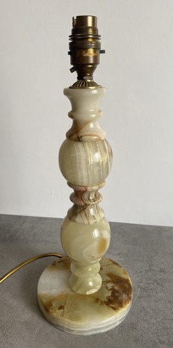 Vintage marbled onyx desk - onyx,