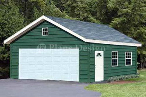 Garage plans 28 gable - garage, x