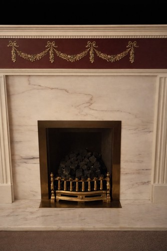 Marble fireplace surround - fireplace, &
