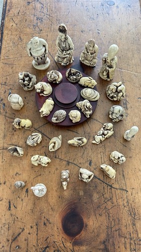 Vintage faux ivory resin - vintage,