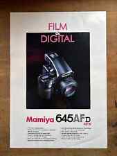 Original Mamiya Poster 645 AFD