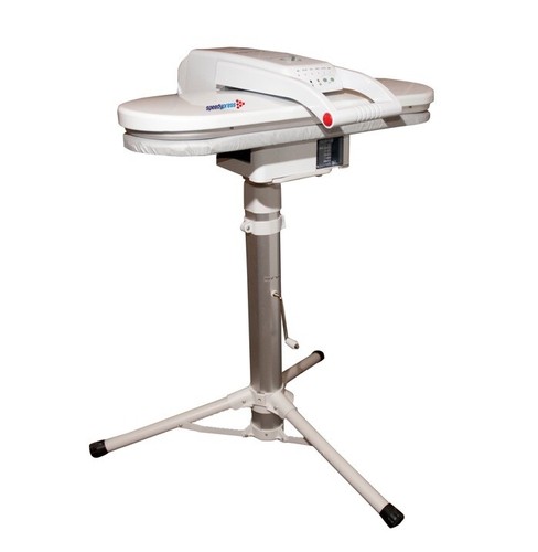 Steam ironing press - ironing, with