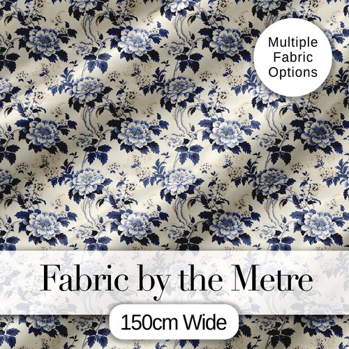 Classic blue white toile - blue,