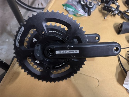 Power2max hollowgram crankset - hollowgram,
