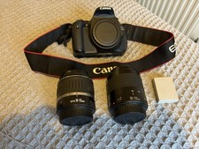 Canon EOS 600D Digital SLR Camera & Lenses, Spare Battery, Charger And Bah