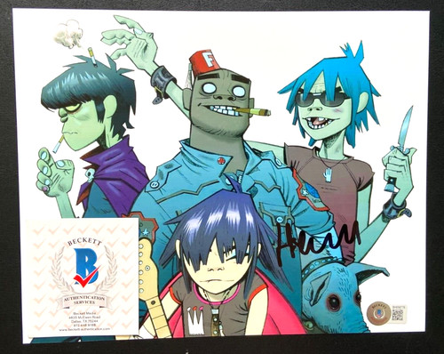 Jamie hewlett signed 8x10 - jamie,
