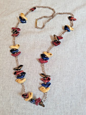 Kazuri Necklace Bird Bead Kenya Ceramic 31 Birds