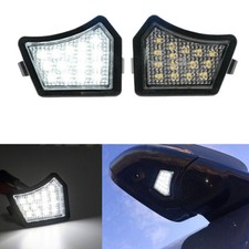 2X LED Under Side Mirror Puddle Lights For Jaguar XE XJ X350 XF X250 X260 XE XK