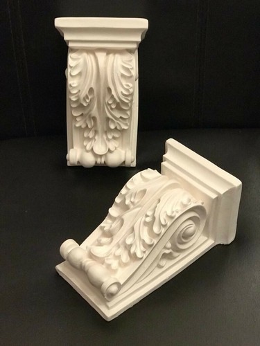 Traditional plaster corbels - plaster, x2