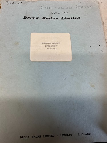 Decca radar universal - universal, klystron