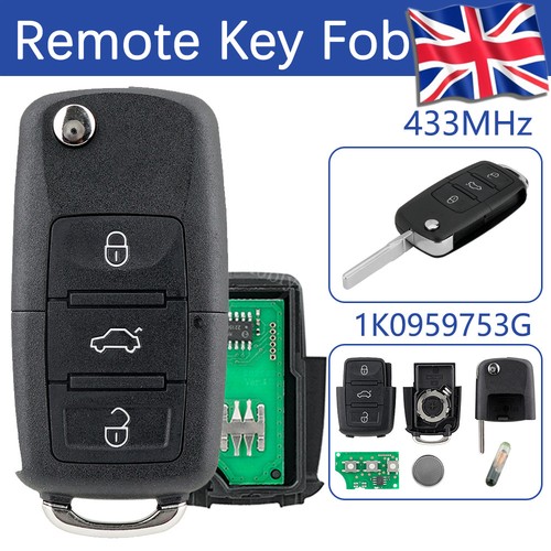 Remote key fob button - 3, vw