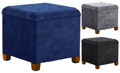Ottoman storage pouffe seat - ottoman,