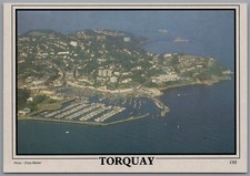 Aerial View of Torquay Devon England Postcard Unposted
