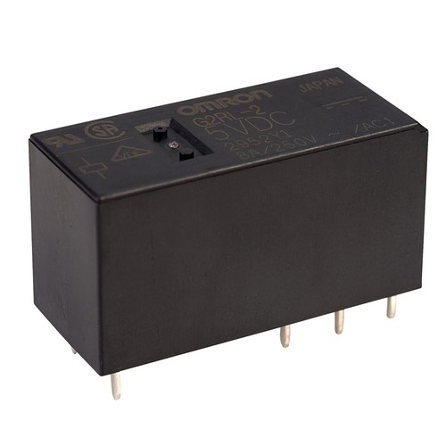 Omron dpdt pcb - omron, 5vdc